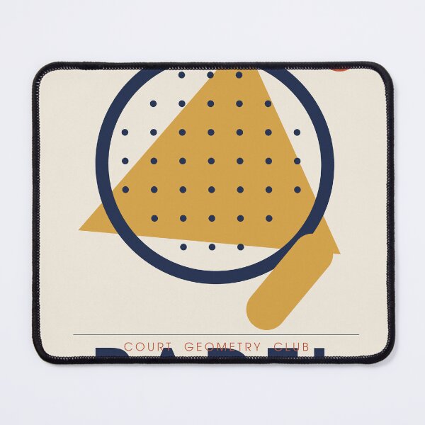 Item preview, Padel Abstract Geometric Poster Design designed and sold by CourtCultureHQ.
