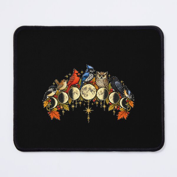 Item preview, Feathered Moon Phases With Woodland Birds designed and sold by AMICO77.