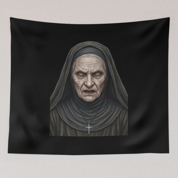 Item preview, Creepy horror nun designed and sold by ReneMM.