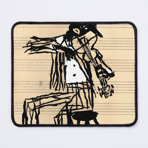 Item preview, Sad Mississippi Delta Blues Musician Art designed and sold by eastovy.