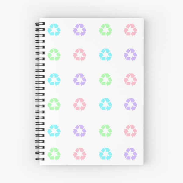 Item preview, Recycling Symbol Pastel Colors Sticker Pack/Sheet- Large Size designed and sold by SlimyFish.