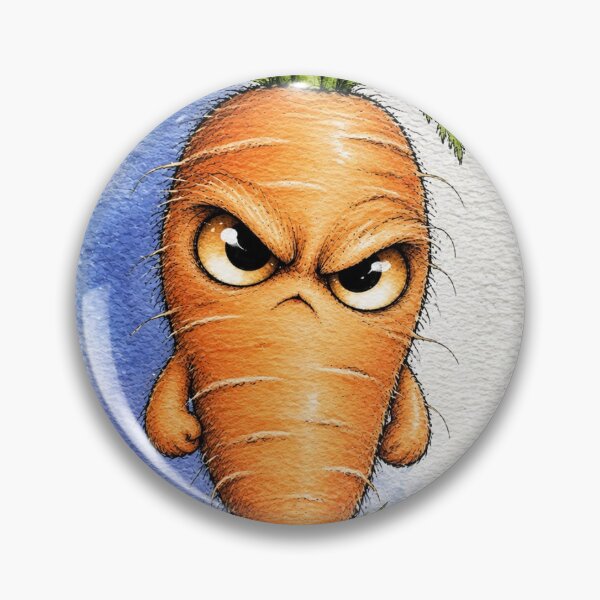 Item preview, Grumpy carrot with a defiant look designed and sold by BigArt-ec.