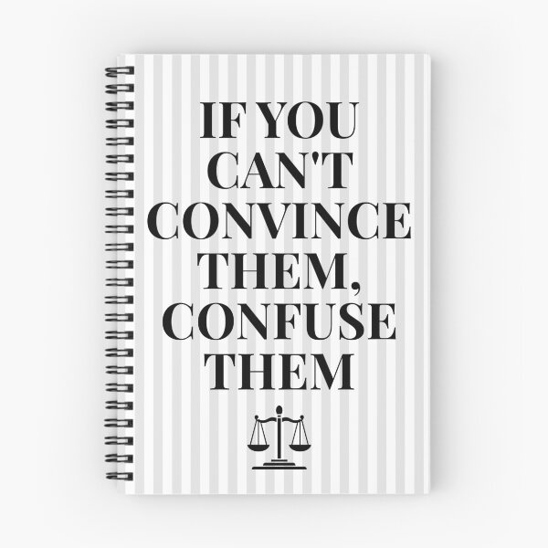 Item preview, If You Can't Convince Them Confuse Them Lawyer Scales Design | Courtroom Attorney Humor | Law School Graduate Funny Lawyer Quote designed and sold by LitzoyGlobeArt.
