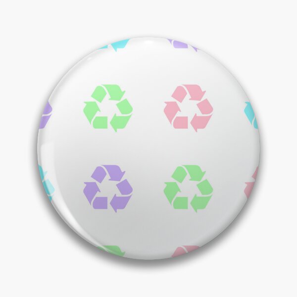 Item preview, Recycling Symbol Pastel Colors Sticker Pack/Sheet- Medium Size designed and sold by SlimyFish.