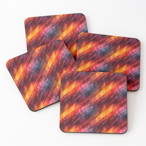 Item preview, Vibrant Cosmic Gradient Diagonal Stripes Pattern designed and sold by NTGUILTY.