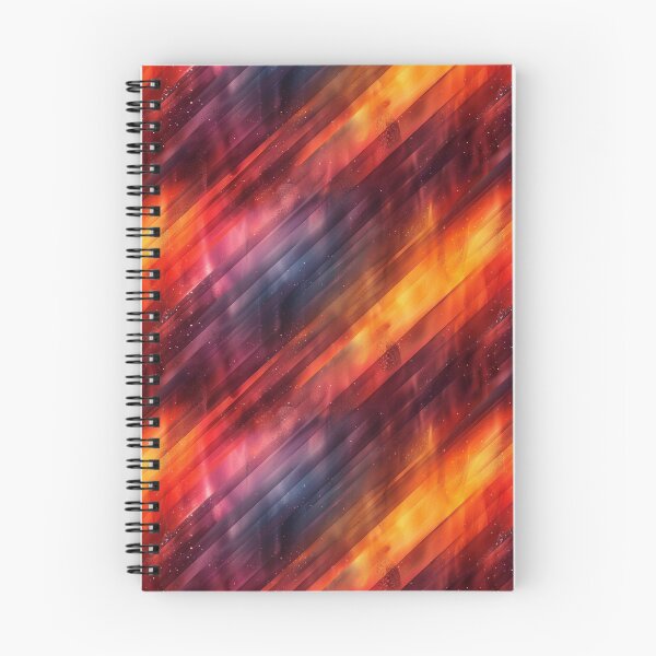 Item preview, Vibrant Cosmic Gradient Diagonal Stripes Pattern designed and sold by NTGUILTY.