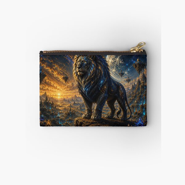 Item preview, Cosmic Lion—Guardian of the Celestial Realm designed and sold by ZYVARENNE.