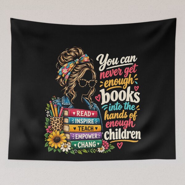 Item preview, You Can Never Get Enough Books Into The Hands Of Enough Children Read Inspire Teach Empower Chang Teacher Educator Librarian Reading Advocate designed and sold by sportfantees.