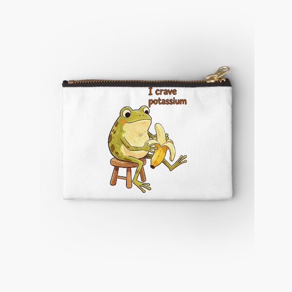 Item preview, funny frog eating a banana I crave potassium designed and sold by Captain-Jackson.