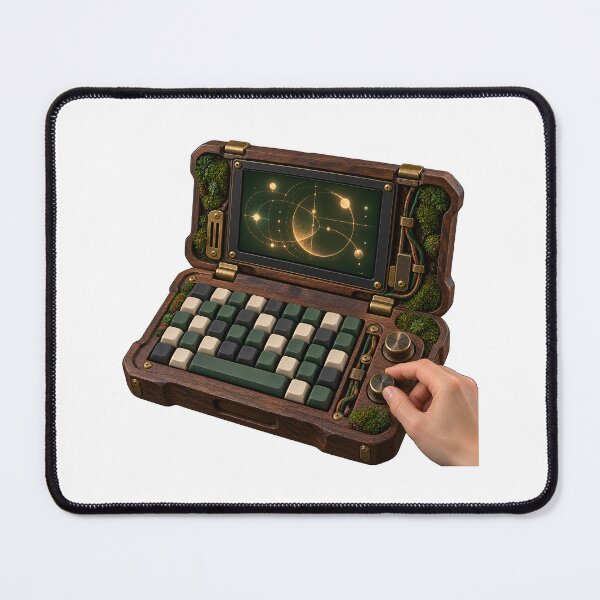 Item preview, Handbuilt Moss Cyberdeck Maker Rig designed and sold by Philippa Shop.