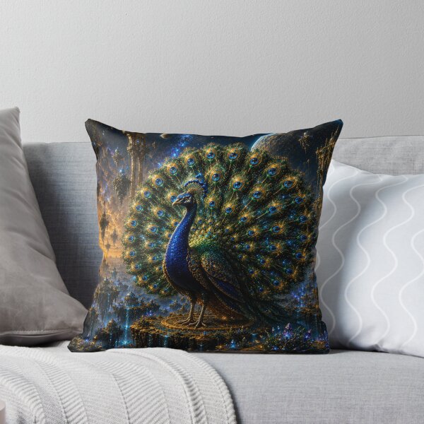 Item preview, Cosmic Peacock — Guardian of the Realm of the Stars designed and sold by ZYVARENNE.