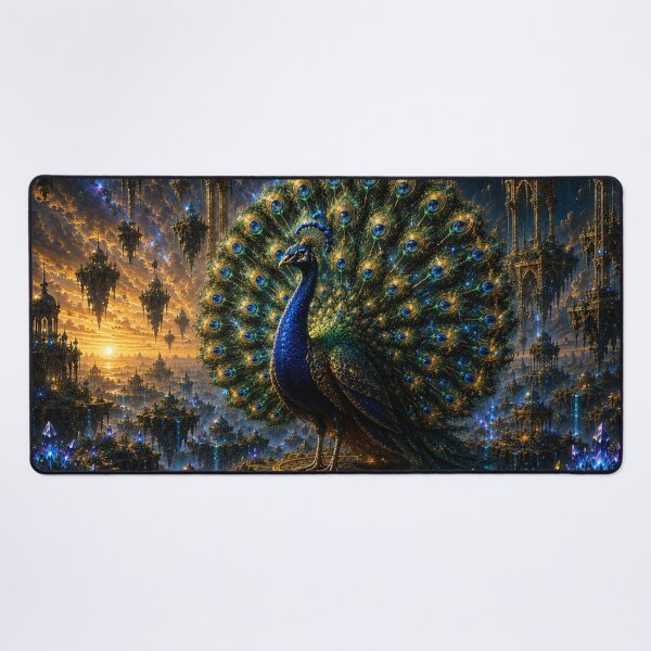 Item preview, Cosmic Peacock — Guardian of the Realm of the Stars designed and sold by ZYVARENNE.