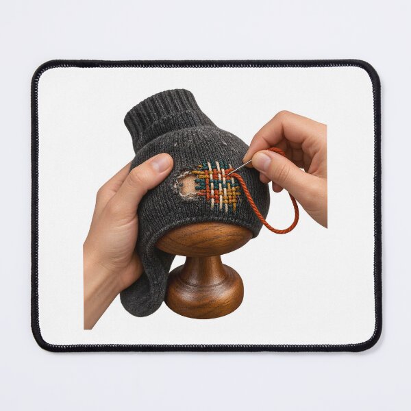 Item preview, Visible Mending Darning Mushroom Craft designed and sold by Philippa Shop.