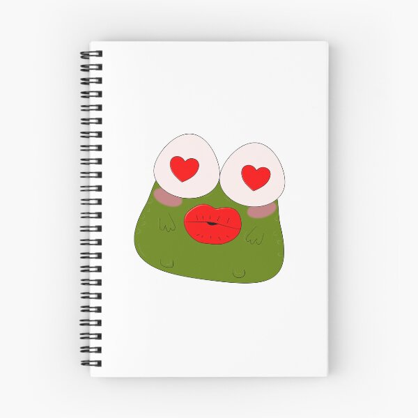 Item preview, Cute Love Frog Sticker | Kawaii Frog with Heart Eyes designed and sold by ForcePrint.