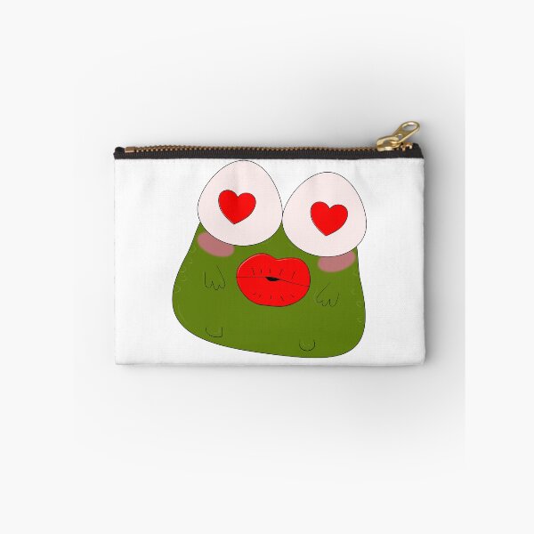 Item preview, Cute Love Frog Sticker | Kawaii Frog with Heart Eyes designed and sold by ForcePrint.
