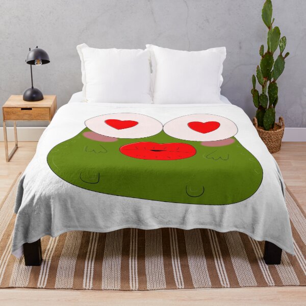 Item preview, Cute Love Frog Sticker | Kawaii Frog with Heart Eyes designed and sold by ForcePrint.