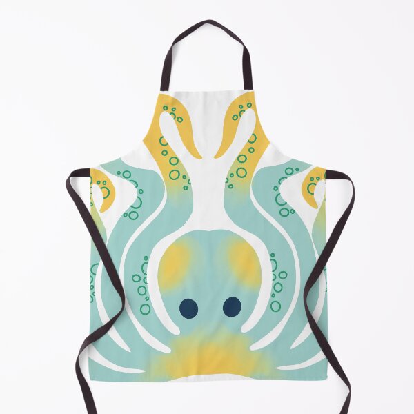 Item preview, Trippy Blue and Yellow Octopus designed and sold by sleepyheadedbb.