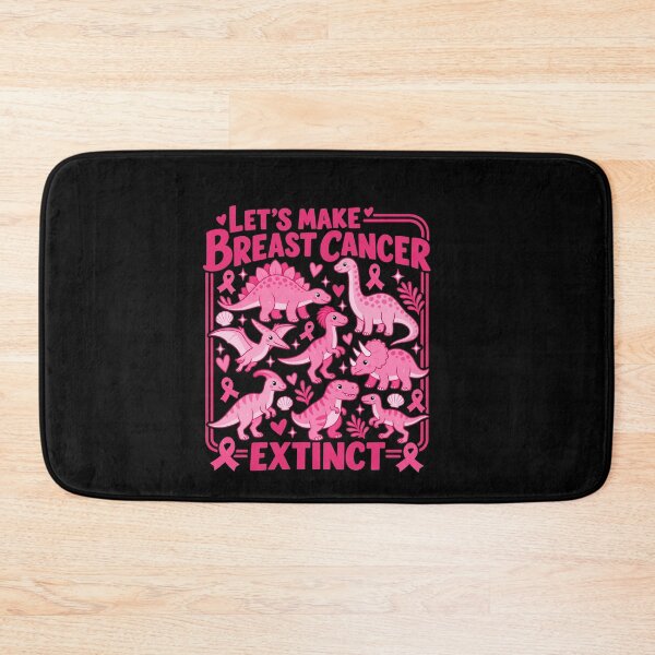 Item preview, Let's Make Breast Cancer Extinct Dinosaur Awareness Survivor Supporter designed and sold by sportfantees.