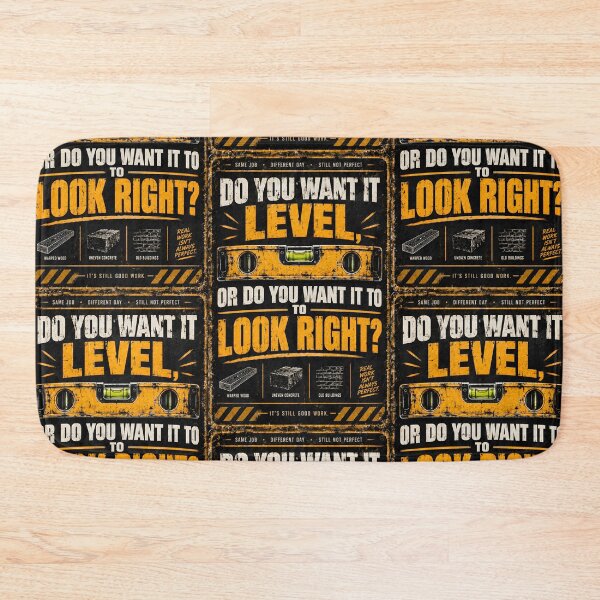Item preview, Do You Want It Level Carpenter Shirt designed and sold by StudioBilly3000.