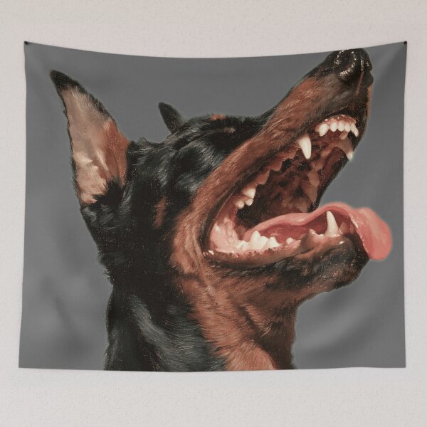 Item preview, Doberman laugh designed and sold by The King's general goods.