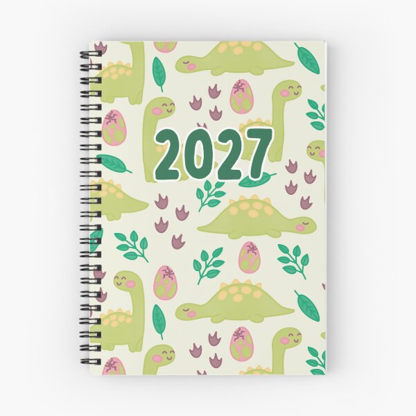 Item preview, 2027 Cute Green Dinosaur Pattern designed and sold by winterpumpkin.