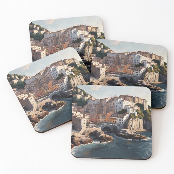 Item preview, Cliff Town designed and sold by Undersea Ai Art.