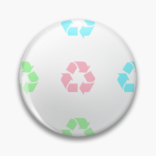 Item preview, Recycling Symbol Pastel Colors Sticker Pack/Sheet- Small Size designed and sold by SlimyFish.