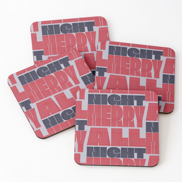Item preview, Merry All Night - Bold Christmas Typography designed and sold by photossmirnov.