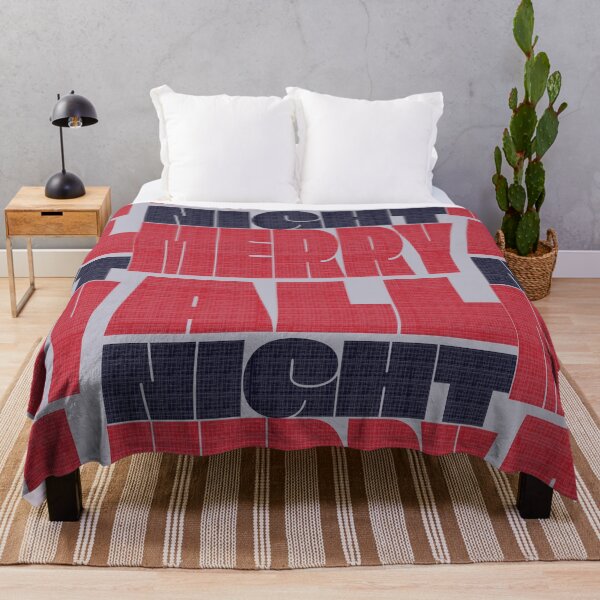 Item preview, Merry All Night - Bold Christmas Typography designed and sold by photossmirnov.