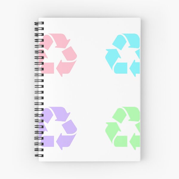 Item preview, Recycling Symbol Pastel Colors Sticker Pack/Sheet- Four Pack designed and sold by SlimyFish.