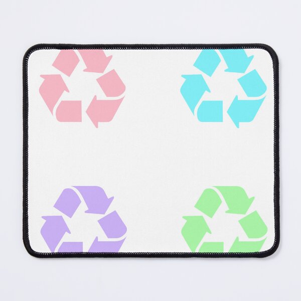Item preview, Recycling Symbol Pastel Colors Sticker Pack/Sheet- Four Pack designed and sold by SlimyFish.
