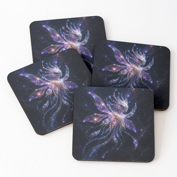 Item preview, Celestial Crystal Phoenix—Cosmic Fantasy designed and sold by ZYVARENNE.