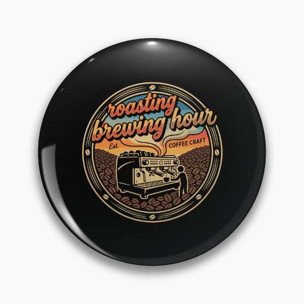 Item preview, Roasting Brewing Hour Coffee Craft Barista Coffee Lover designed and sold by PopStars1993.