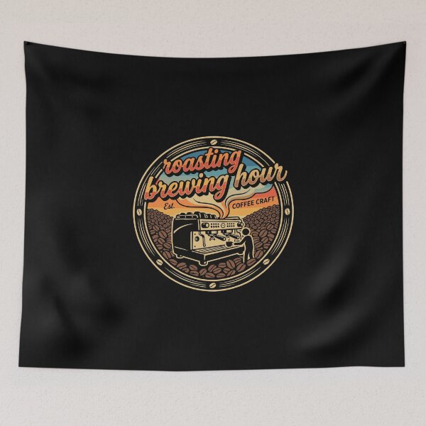 Item preview, Roasting Brewing Hour Coffee Craft Barista Coffee Lover designed and sold by PopStars1993.