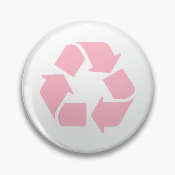 Item preview, Recycling Symbol Pastel Pink designed and sold by SlimyFish.
