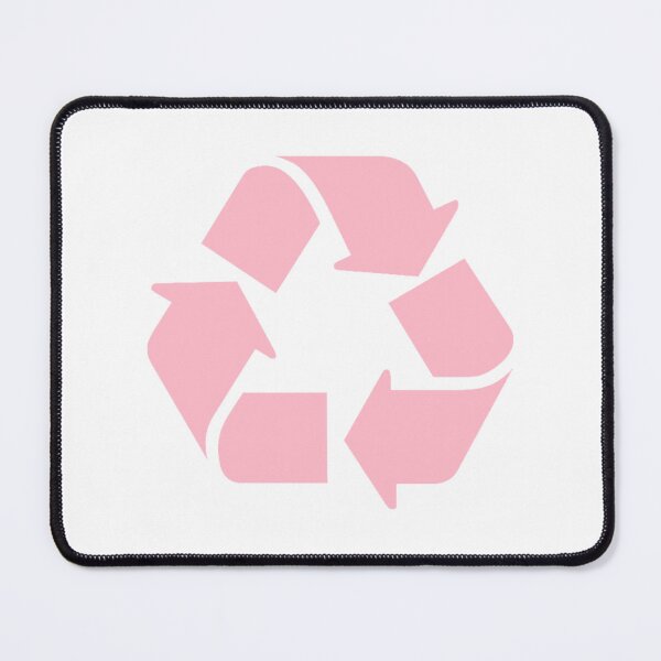 Item preview, Recycling Symbol Pastel Pink designed and sold by SlimyFish.