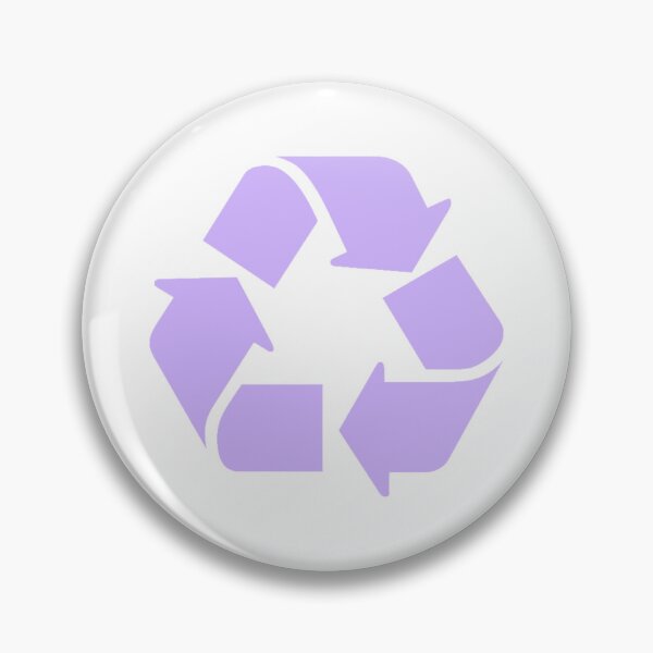 Item preview, Recycling Symbol Pastel Purple designed and sold by SlimyFish.
