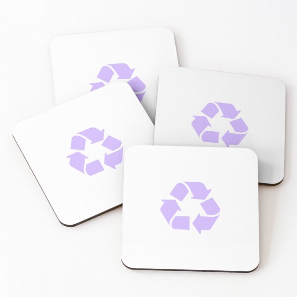 Item preview, Recycling Symbol Pastel Purple designed and sold by SlimyFish.