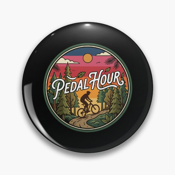 Item preview, Pedal Hour Mountain Biking Cyclist Outdoor Adventure Rider Hobby designed and sold by PopStars1993.