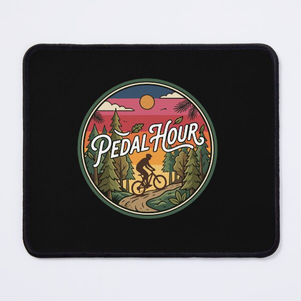 Item preview, Pedal Hour Mountain Biking Cyclist Outdoor Adventure Rider Hobby designed and sold by PopStars1993.