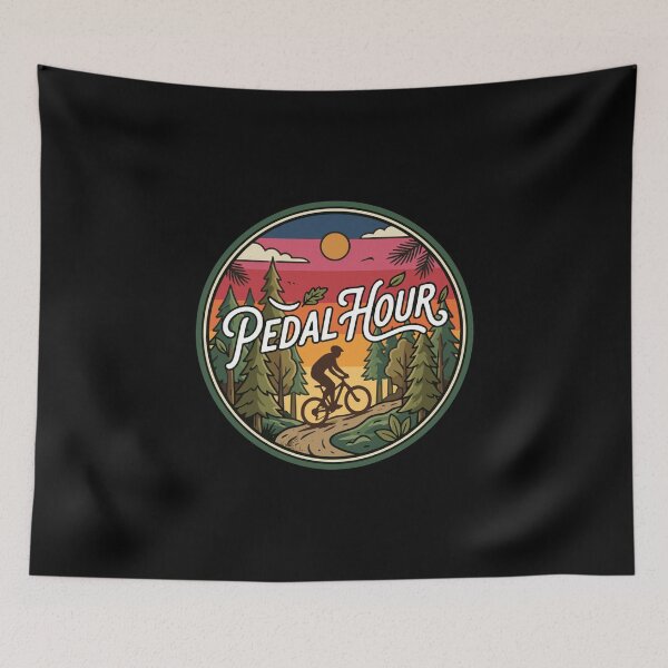 Item preview, Pedal Hour Mountain Biking Cyclist Outdoor Adventure Rider Hobby designed and sold by PopStars1993.