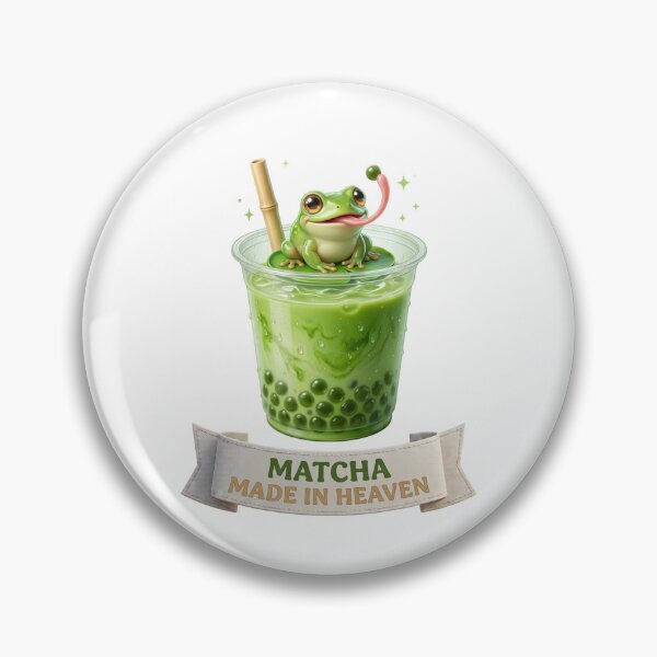 Item preview, Matcha Made In Heaven - Cute Frog Boba designed and sold by LaunchLabs26.