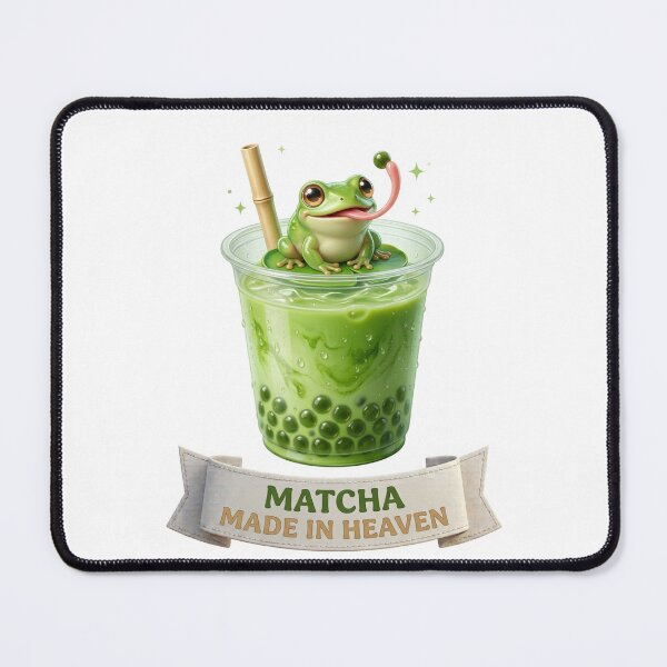 Item preview, Matcha Made In Heaven - Cute Frog Boba designed and sold by LaunchLabs26.
