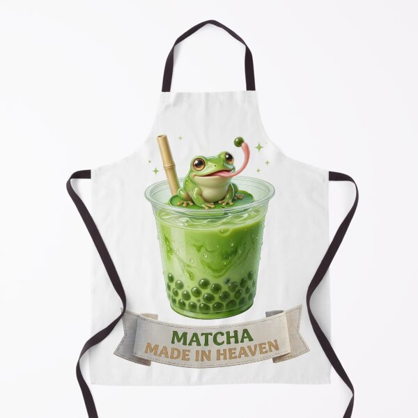 Item preview, Matcha Made In Heaven - Cute Frog Boba designed and sold by LaunchLabs26.