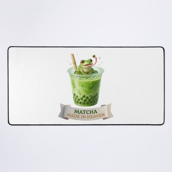 Item preview, Matcha Made In Heaven - Cute Frog Boba designed and sold by LaunchLabs26.