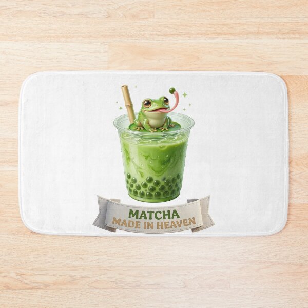 Item preview, Matcha Made In Heaven - Cute Frog Boba designed and sold by LaunchLabs26.