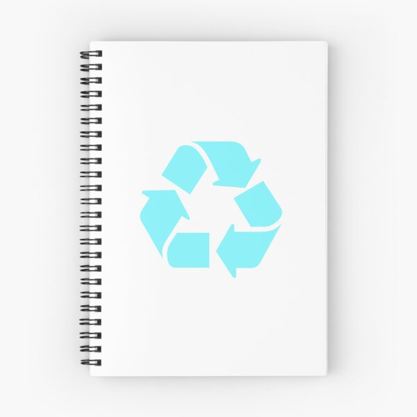 Item preview, Recycling Symbol Pastel Blue designed and sold by SlimyFish.