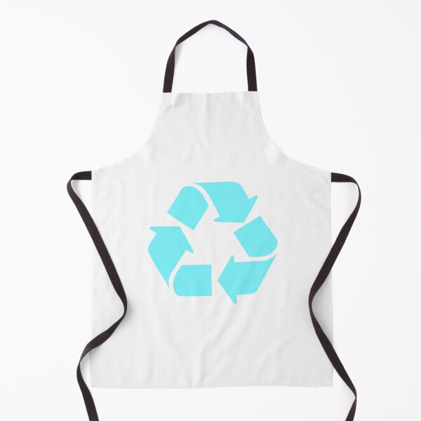 Item preview, Recycling Symbol Pastel Blue designed and sold by SlimyFish.