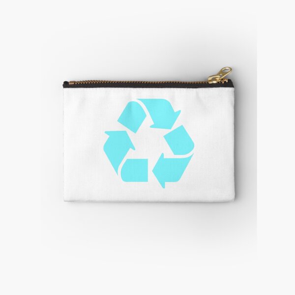 Item preview, Recycling Symbol Pastel Blue designed and sold by SlimyFish.