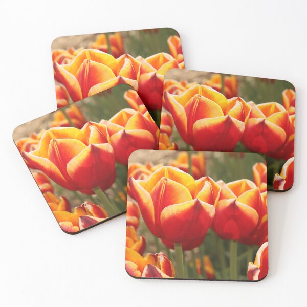 Item preview, Red & orange tulips, flowers designed and sold by EleniA8.